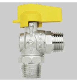 RUBINETTO A SQUADRO GAS M/M - 1/2 - 1/2