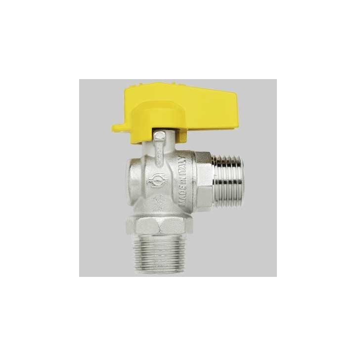 RUBINETTO A SQUADRO GAS M/M - 1/2 - 1/2