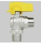 RUBINETTO A SQUADRO GAS M/M - 1/2 - 1/2