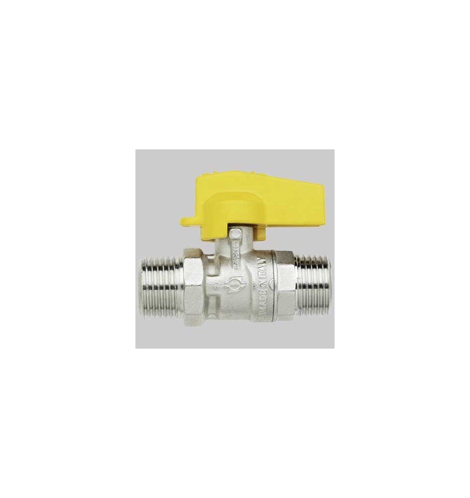 RUBINETTO GAS M/M DIRITTO - 1/2 - 1/2