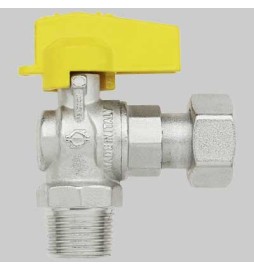 RUBINETTO A SQUADRO MASCHIO CON DADO GIREVOLE - 1/2 x 3/4 G