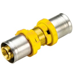 RACCORDO PER MULTISTRATO GAS DIRITTO DOPPIO RIDOTTO 20x16