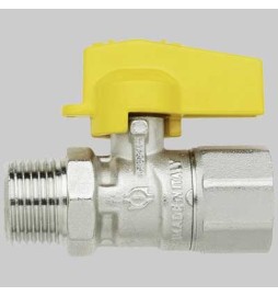 RUBINETTO GAS M/F DIRITTO - 1/2 - 1/2