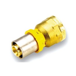 RACCORDO PER MULTISTRATO GAS DIRITTO FEMMINA 26 x 3/4"