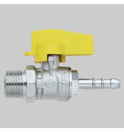 RUBINETTO DIRITTO GAS MASCHIO PORTA GOMMA - 1/2 x 9