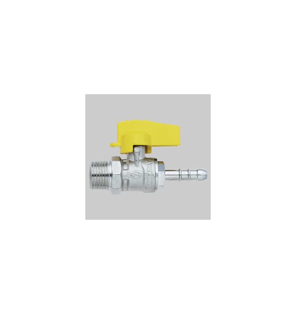 RUBINETTO DIRITTO GAS MASCHIO PORTA GOMMA - 1/2 x 14