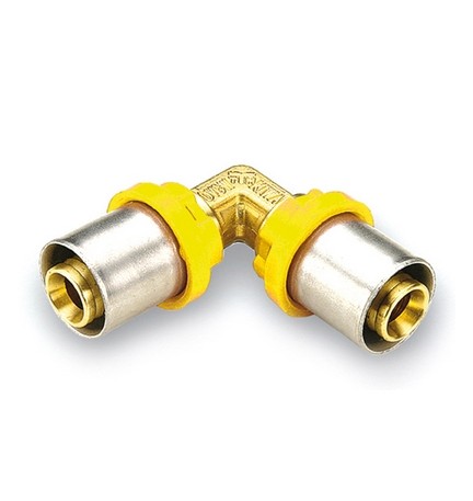 RACCORDO PER MULTISTRATO GAS CURVO DOPPIO Diam. 26