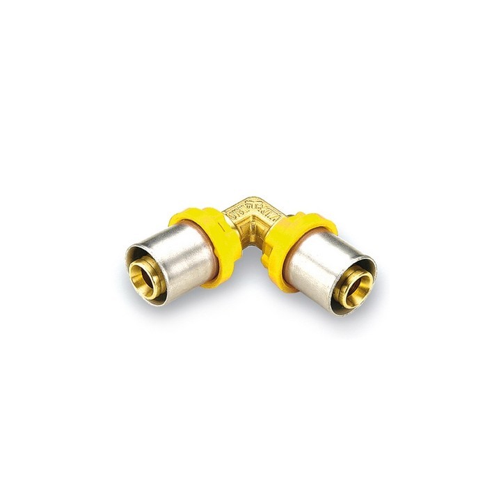 RACCORDO PER MULTISTRATO GAS CURVO DOPPIO Diam. 26