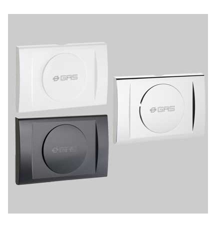 PLACCA PER VALVOLA INCASSO FIV - Antracite
