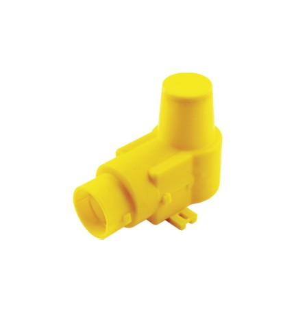 BOX IN PLASTICA PER RACCORDO CURVO CON FLANGIA -