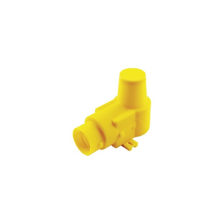BOX IN PLASTICA PER RACCORDO CURVO CON FLANGIA -