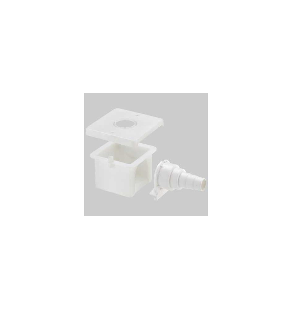 SCATOLA AD INCASSO PER GOMITI FLANGIATI - 90x90