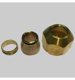 RACCORDO A STRINGERE PER TUBO RAME - 3/4 x 14