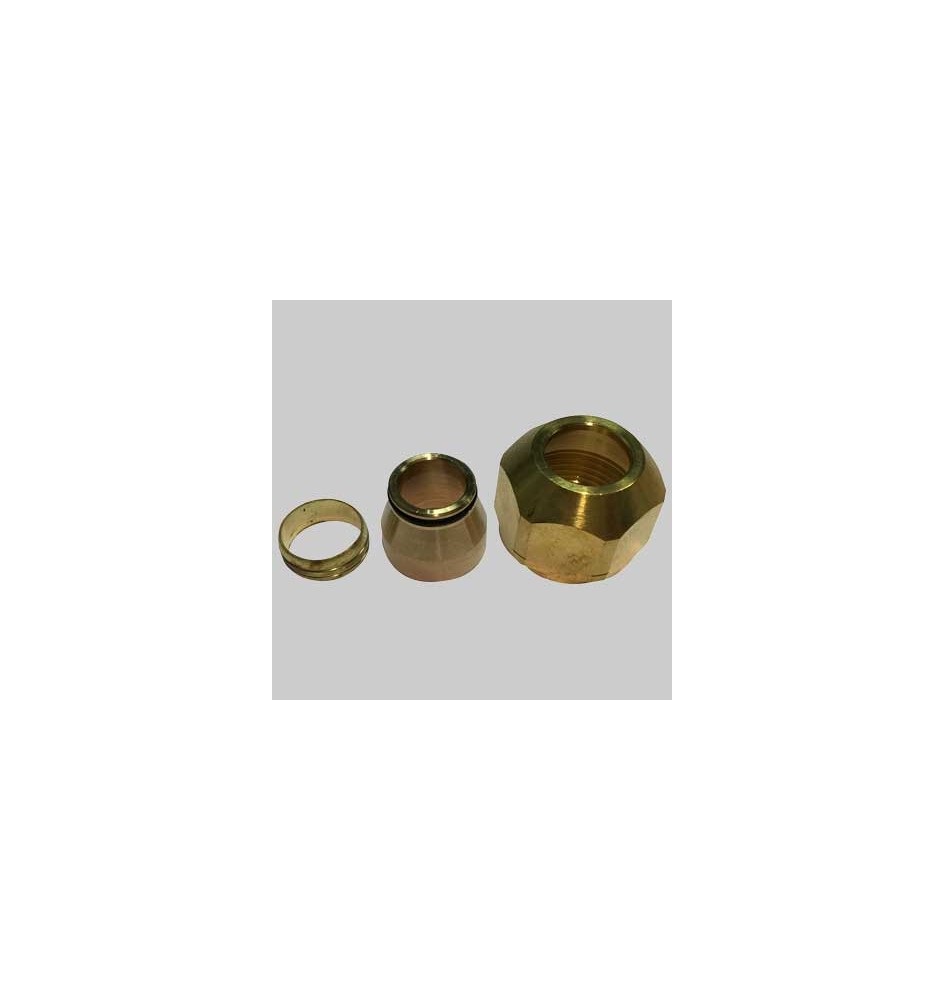 RACCORDO A STRINGERE PER TUBO RAME - 3/4 x 16