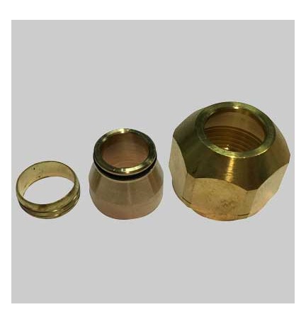 RACCORDO A STRINGERE PER TUBO RAME - 3/4 x 16