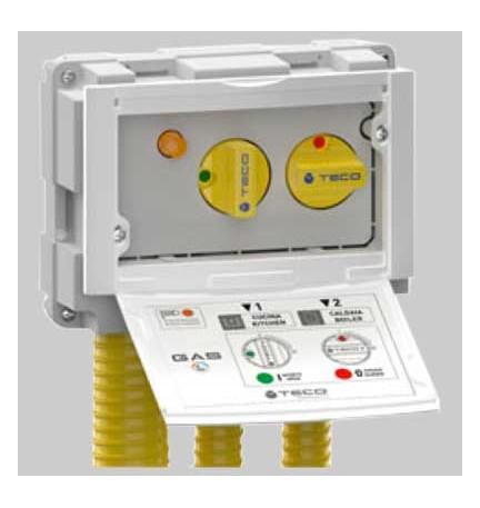 CASSETTA COLLETTORE GAS K7 - 1" x 3/4