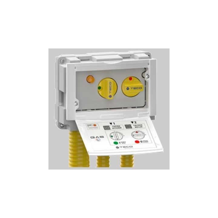CASSETTA COLLETTORE GAS K7 - 1" x 3/4