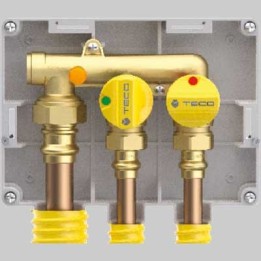 COLLETTORE GAS MULTI-INTERCETTAZIONE DUE VIE H 2.2 TECO - 1"3/4