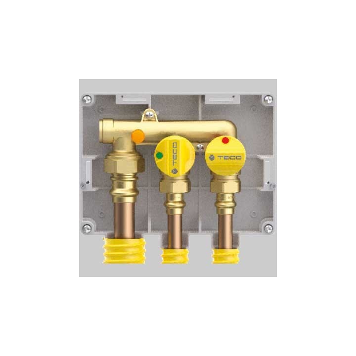 COLLETTORE GAS MULTI-INTERCETTAZIONE DUE VIE H 2.2 TECO - 1"3/4