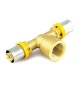 RACCORDO PER MULTISTRATO GAS A T FEMMINA 20 x 3/4" x 20