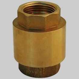VALVOLA DI RITEGNO A MOLLA EURO INSERTO IN OTTONE - 1"1/4