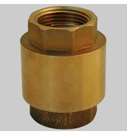 VALVOLA DI RITEGNO A MOLLA EURO INSERTO IN OTTONE - 1"1/4