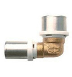 RACCORDO CURVO DOPPIO IBP A PRESSARE PER MULTISTRATO Diam. 16 -CONF