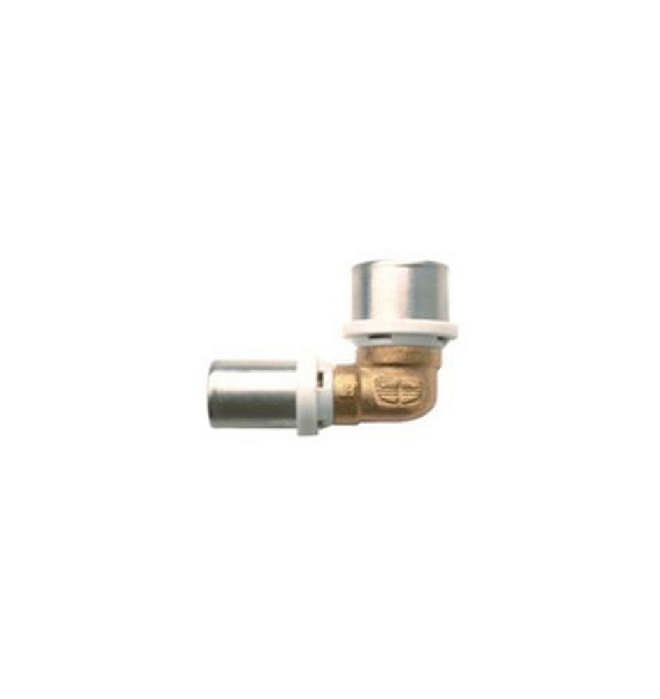 RACCORDO CURVO DOPPIO IBP A PRESSARE PER MULTISTRATO Diam. 16 -CONF