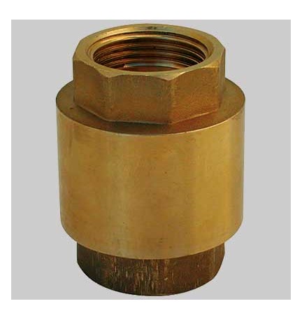 VALVOLA DI RITEGNO A MOLLA EURO INSERTO IN OTTONE - 2"