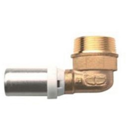 RACCORDO CURVO MASCHIO IBP A PRESSARE PER MULTISTRATO 3/4x20