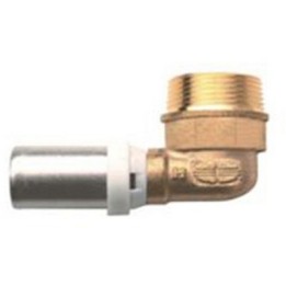 RACCORDO CURVO MASCHIO IBP A PRESSARE PER MULTISTRATO 1"x32