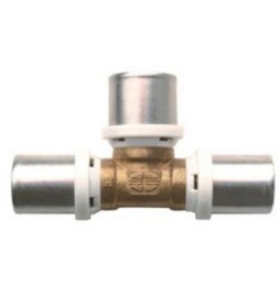 RACCORDO A TEE IBP A PRESSARE PER MULTISTRATO Diam. 16x16x16