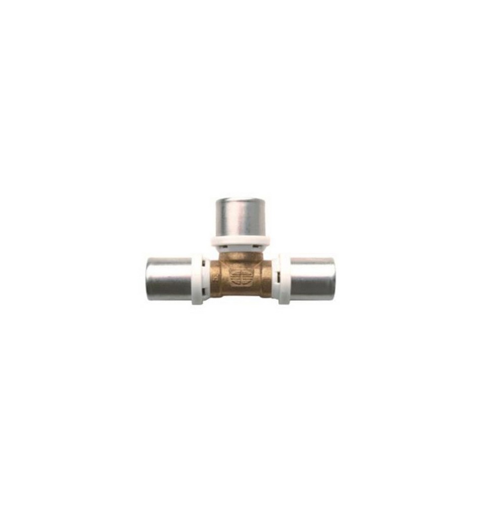 RACCORDO A TEE IBP A PRESSARE PER MULTISTRATO Diam. 20x16x20