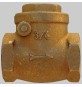 VALVOLA A CLAPET IN OTTONE SEDE GOMMA - 1"