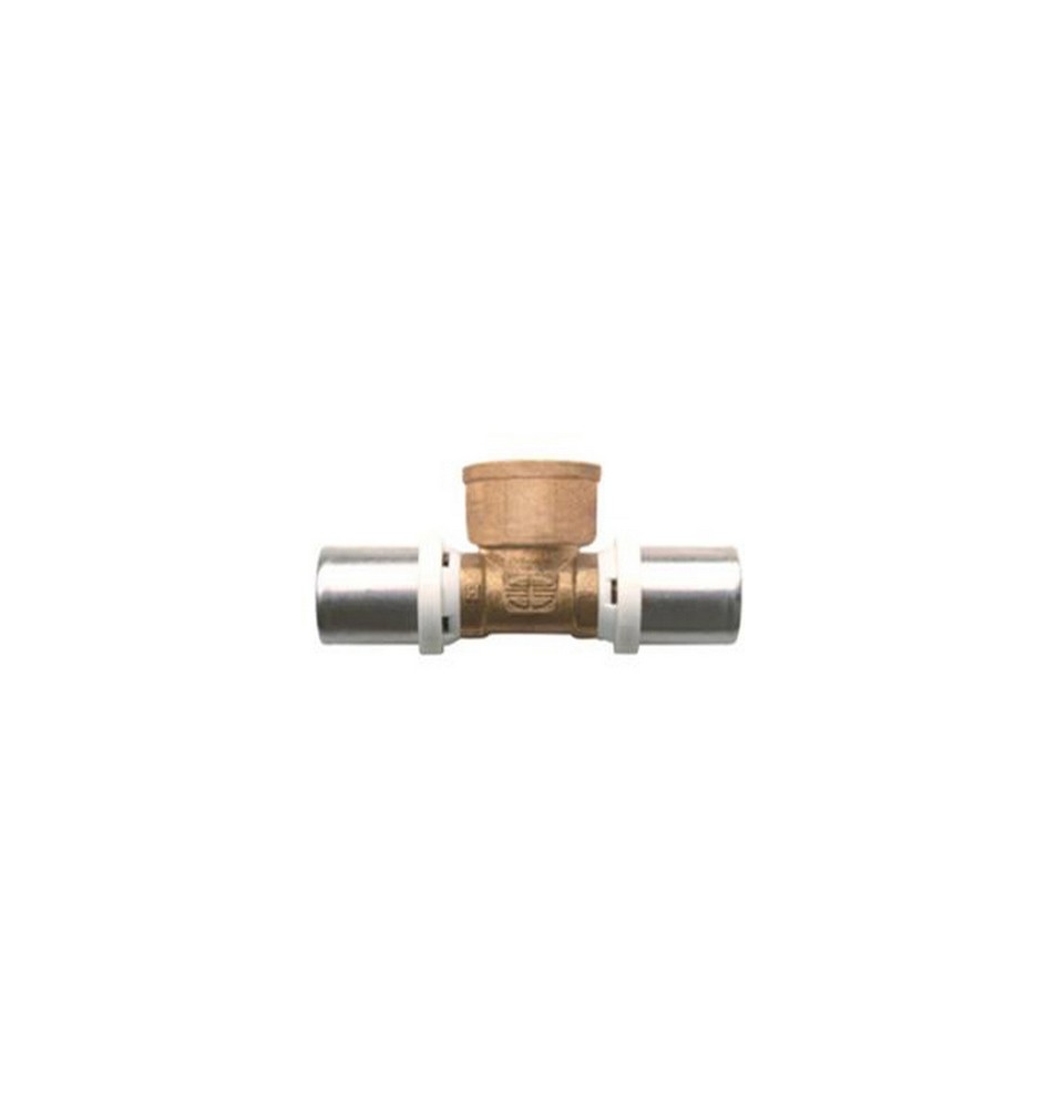 RACCORDO A TEE FEMMINA IBP A PRESSARE PER MULTISTRATO 1/2x16 -CONF