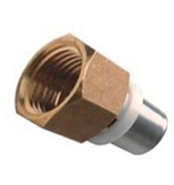 RACCORDO DIRITTO FEMMINA IBP A PRESSARE PER MULTISTRATO 1/2x20 -CONF