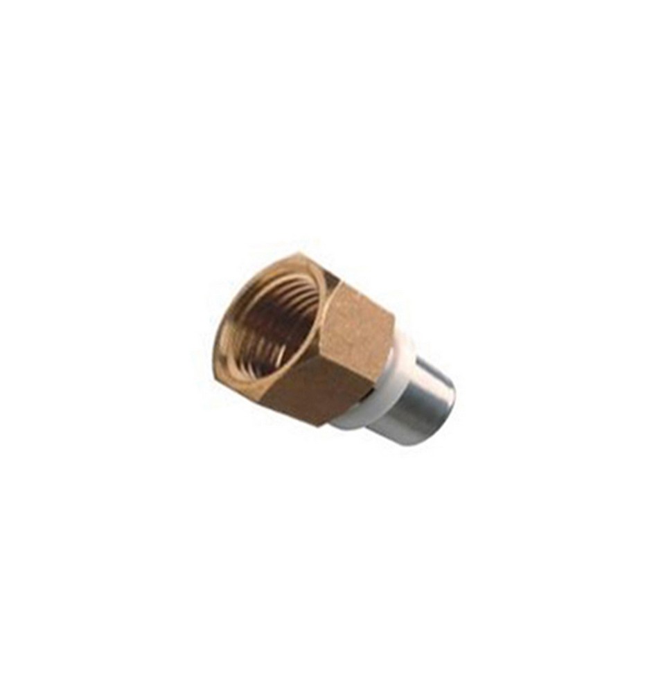 RACCORDO DIRITTO FEMMINA IBP A PRESSARE PER MULTISTRATO 1/2x20 -CONF