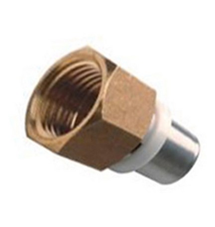 RACCORDO DIRITTO FEMMINA IBP A PRESSARE PER MULTISTRATO 1/2x20 -CONF