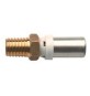 RACCORDO DIRITTO MASCHIO IBP A PRESSARE PER MULTISTRATO 3/4x26