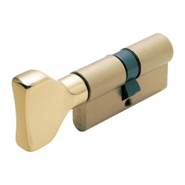 ISEO F5 8259 CILINDRO SAG C/POM 30-30 OTTONATO C/3CH