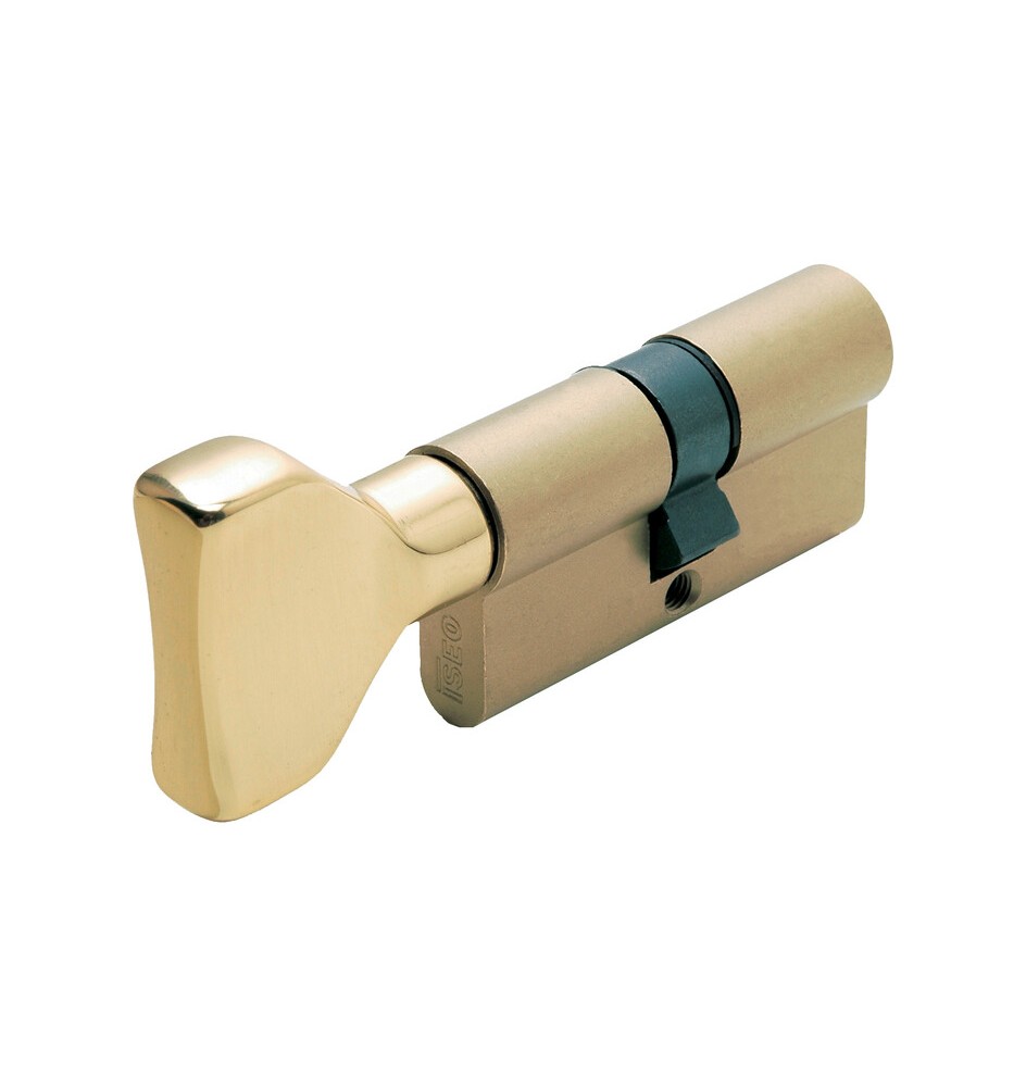 ISEO F5 8259 CILINDRO SAG C/POM 30-40 OTTONATO C/3CH