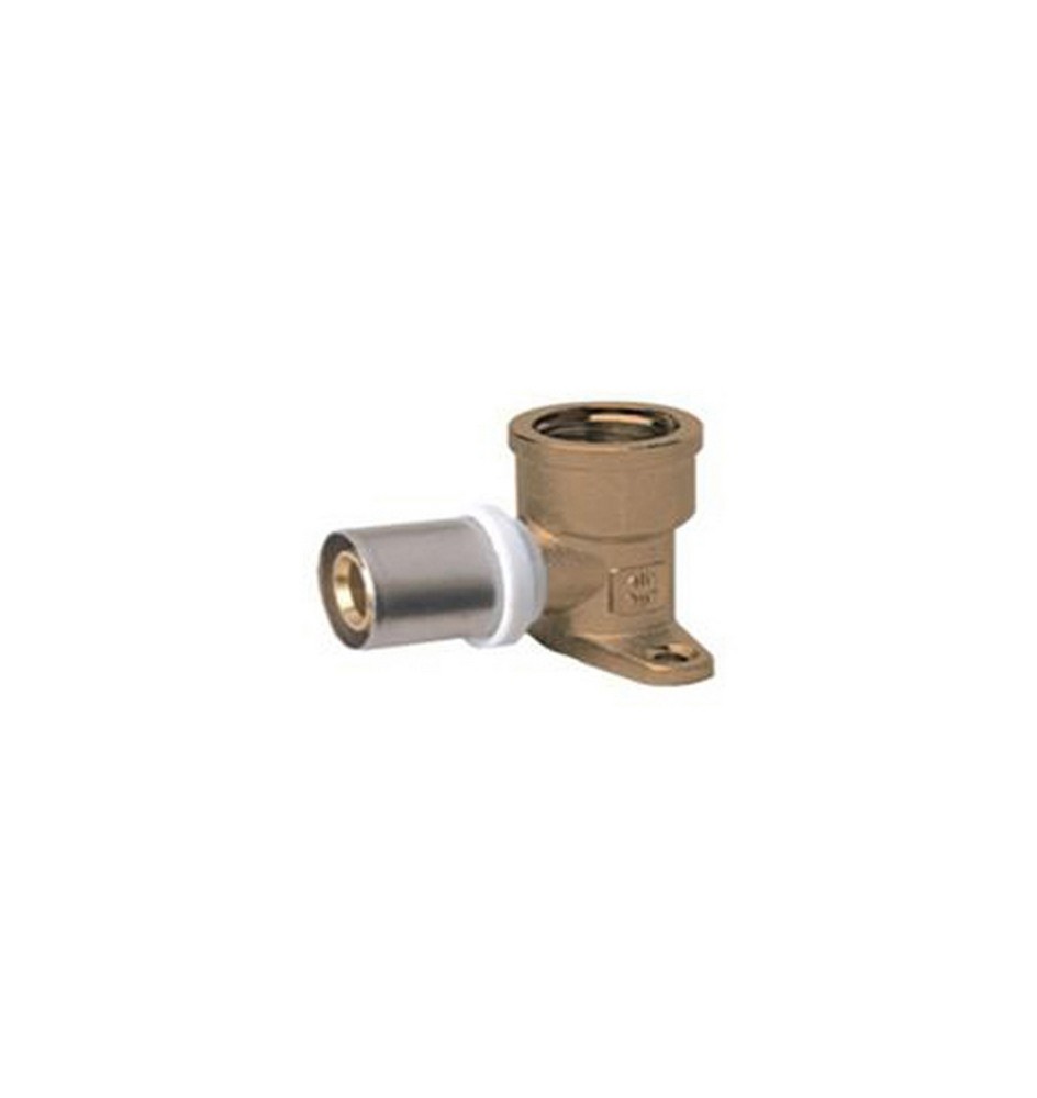 RACCORDO FEMMINA CON FLANGIA IBP A PRESSARE PER MULTISTRATO 1/2x16 -CONF