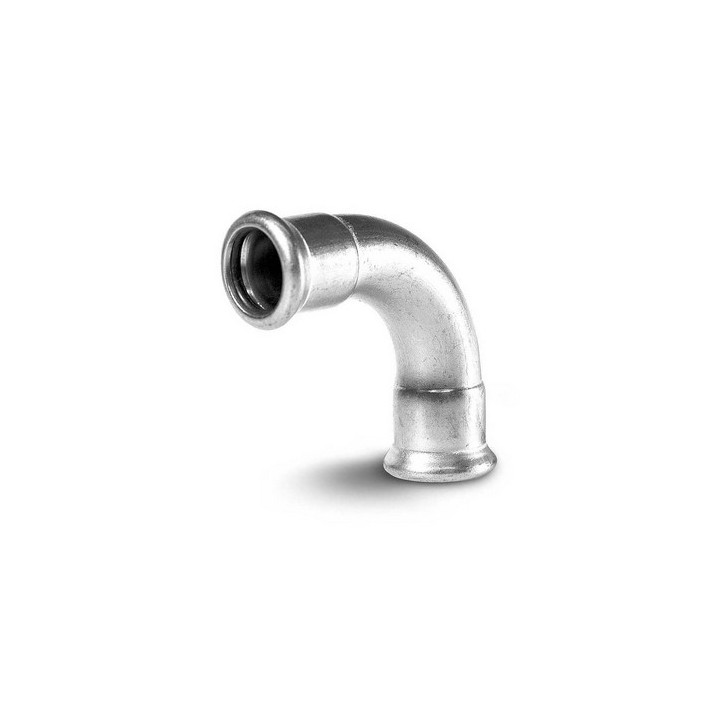 CURVA FF 90° A PRESSARE IN ACCIAIO CARBONIO Diam. 28