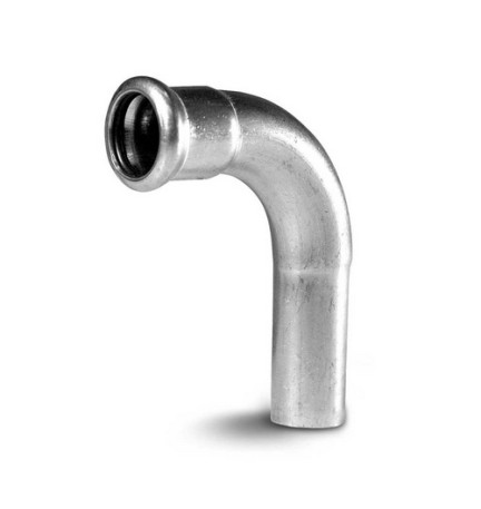 CURVA MF 90° A PRESSARE IN ACCIAIO CARBONIO Diam. 35
