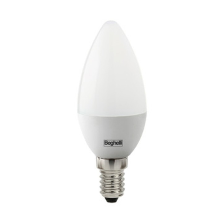 BEGHELLI LED OLIVA E14 5W 56814 NAT 4000K* PLAST