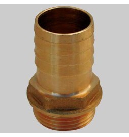 RACCORDO PORTA GOMMA TIPO 'ROMA' OTTONE - 3/4 x 22