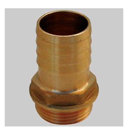 RACCORDO PORTA GOMMA TIPO 'ROMA' OTTONE - 1"1/4 x 40