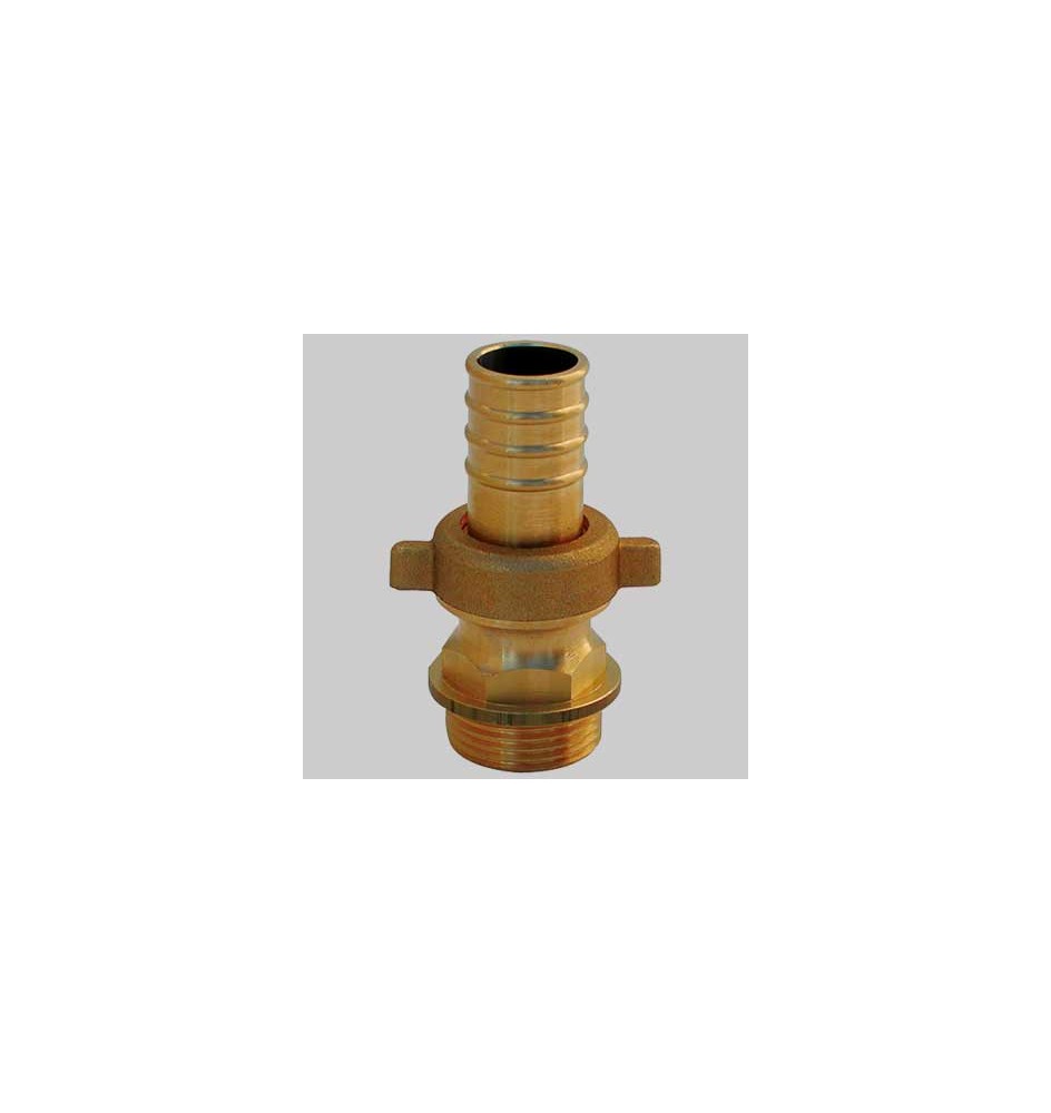 RACCORDO DIRITTO PER POMPA OTTONE - 3/4 x 20