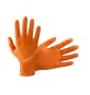 GUANTI NITRILE ARANCIONE CONF.10 PZ. TG.XL