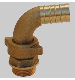 RACCORDO CURVO PER POMPA OTTONE - 1"1/4 x 35